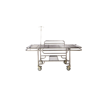 Stainless steel four small castors stretcher