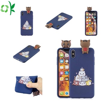 Eco-friendly Printed Logo Silicone Phone Case for Iphone