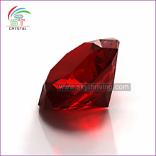 red diamond paperweight crystal wedding gift