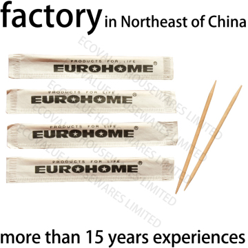 Individually Paper Wrapped Wooden Toothpick