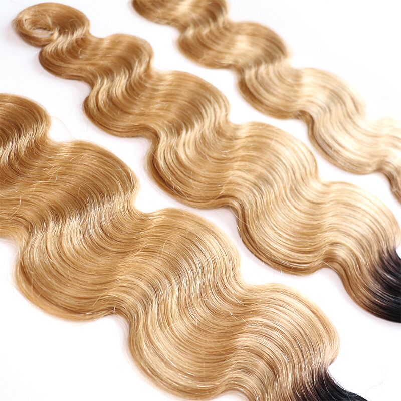 Cheap Two Tone Body Wave Malaysian Human Hair Provide Hair Labels And Packaging Service