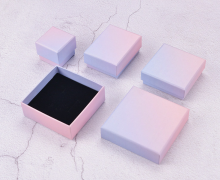 Gradient ramp cardboard ring earring fine jewelry boxes