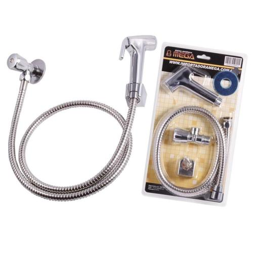 Healthcare Chromed Stainless Steel Shattaf Bidet Set