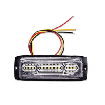 Tactical Light Strobe: Compact 5W Taschibra LED Amber White Strobe Lamp