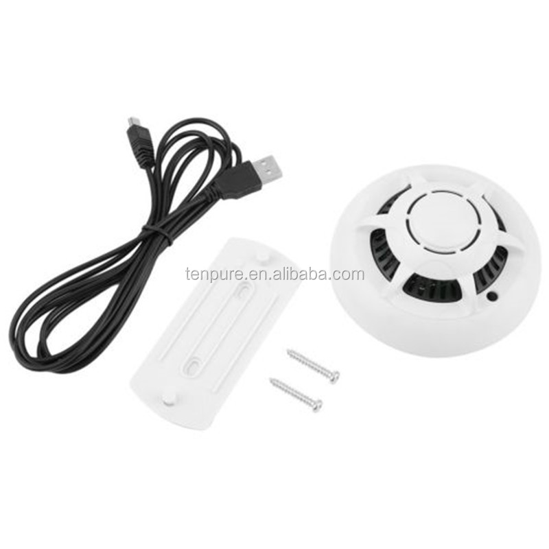 1080P Smoke Detector Camera For Nanny Cam Baby Monitor CCTV DVR Spy Camera Hidden with Fire Alarm Spy Camera Smoke Detector