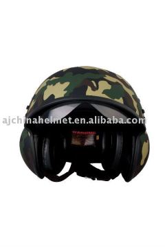 ECE Approved Fiberglass Open Face Helmet BK 600