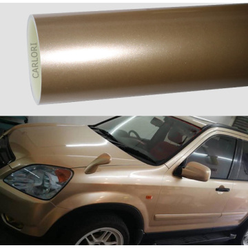 Metallic Gloss Champaign Gold Car Wrap Vinyl