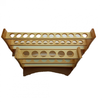 High-End Wooden Test Tube Rack Color Tube Rack