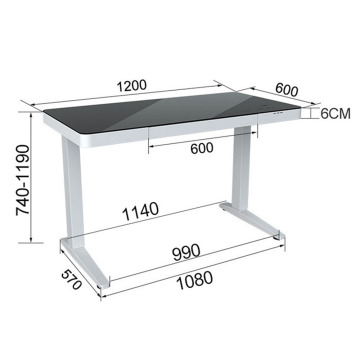 Height adjustable office desks