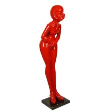 bowing man sculpture for shop
