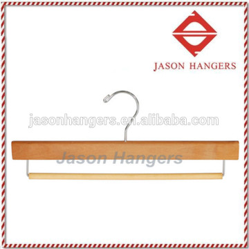 TS1320 Deluxe wood pant hanger with locking bar