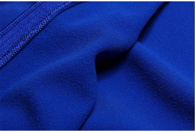 LiDong custom high quality sportswear 100% Polyester blue tracksuit wholesale