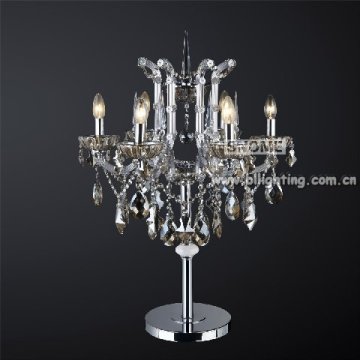 Modern fancy crystal candle holder restaurant table decor party decorations