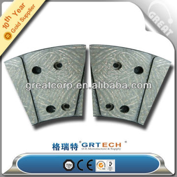 Friction material truck clutch facing