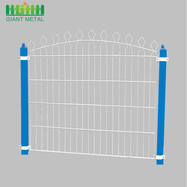 Welded Double Horizontal Wire Prestige Garden Fence