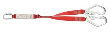 Shock Absorber Lanyard with 2 Hooks