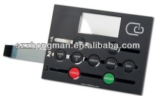 LCD Membrane Convex Keypad For Coffee Machine.