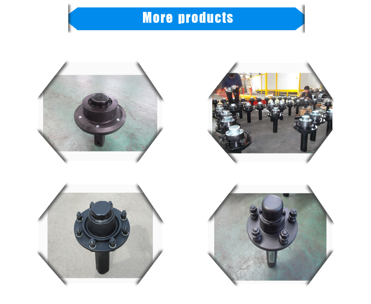 Stub Axle Without Brake Round Beam Or Square Beam