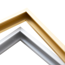 White Aluminum Wall Hanging Picture Frame for First Year Photos MDF and Metal