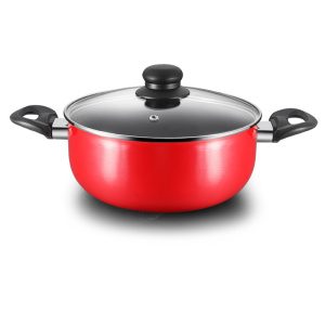 Rot-Aluminium-Presse-Non-Stick Sauce Pot