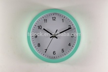 10" plastic candy color clock with silent movement or skip movement