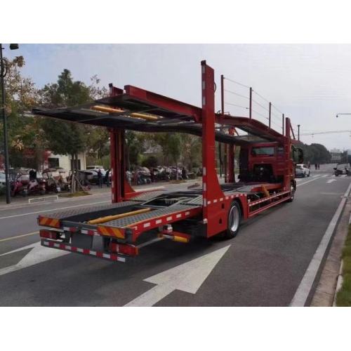 Trailer semi -caminhão de transporte automático de piso duplo