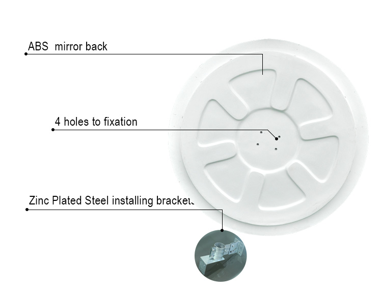 High Quality Safety Plastic Molding Inject Convex Mirror, Safety Road Traffic Supplies Reflective Mirror/