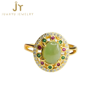 High-Quality Wholesale Jewelry: Focus on Vintage Hollow Out Zirconia Rings, Gold Plated Jasper Rings, and Hetian Jade Rings