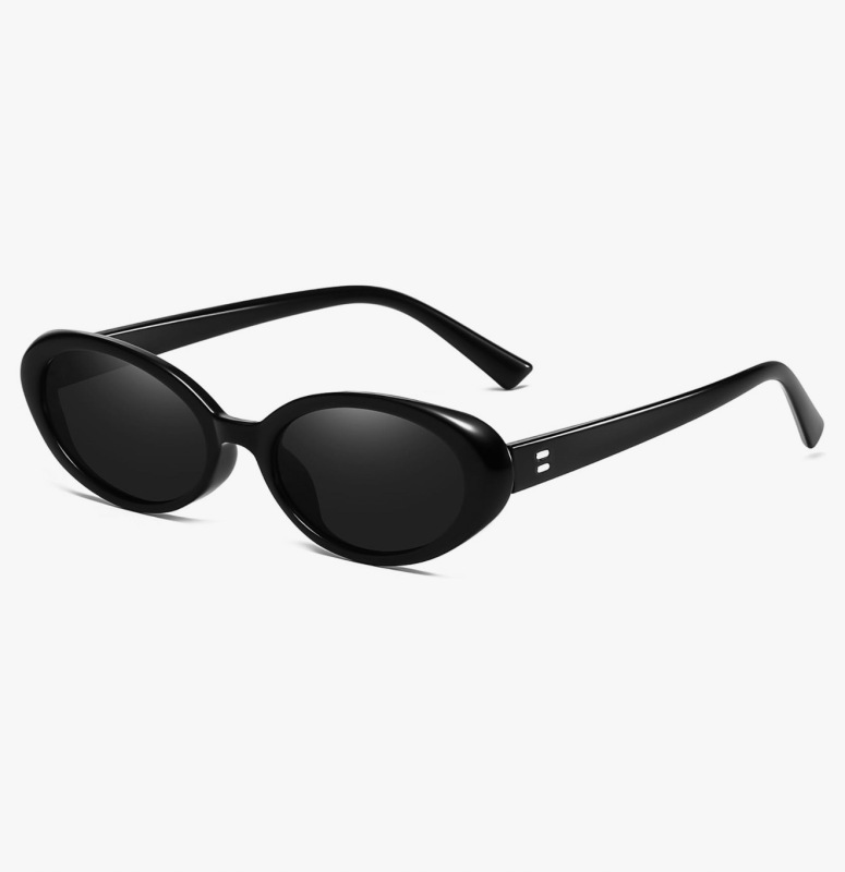 Vintage Lampshade Oval Sunglasses