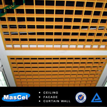 Aluminum suspended ceiling grid and aluminum ceiling grid