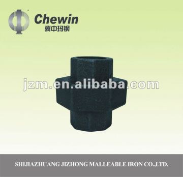 black/ galvanzied malleable iron pipe fitting expansion joint Union 330