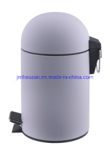 Half Round Stainless Steel Lid Quality Pedal Wastebin