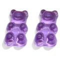 Mode Leuke Hars Gummy Bear Hanger Bedels Voor Vrouw Meisjes Cartoon Sieraden Bevindingen DIY Groothandel 10 * 17mm
