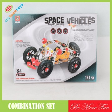 Education toys assembly toys set car vehicles