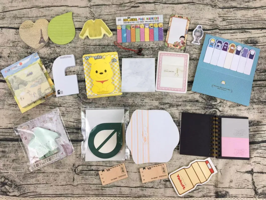 Hot Selling Die Cut House Shaped Kraft Paper Memo Pad for Promotional