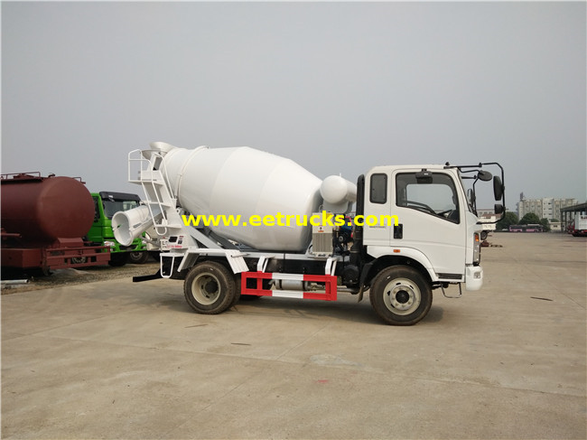 6 CBM Concrete Transit Mixer Trucks