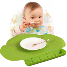 Toptan bebek bulutu şeklindeki kaymaz silikon placemat