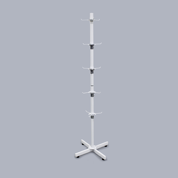 New Arrival White Floor Metal Display Stand