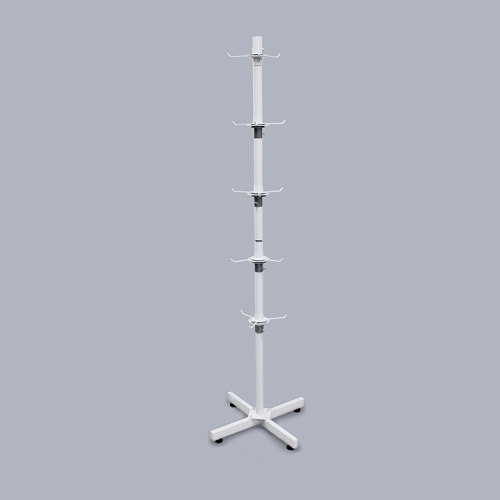 New Arrival White Floor Metal Slipper Display Stand