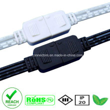 4 Pin RGB LED Strip Connector Lines/Butts Cheap with 10mm Male and Female Plug