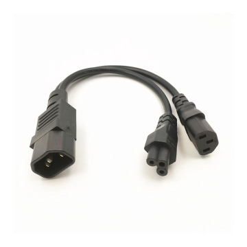 Y Type Splitter Power Cord C14 βύσμα