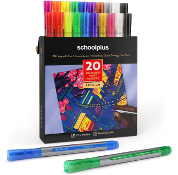 Unique Color Oil-Based 1.3mm Acrylic Paint Markers