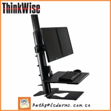 Ergonomic Sit Stand Workstation For Double Monitor