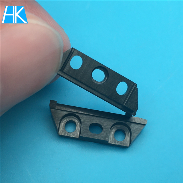 yttira precise black zirconia ceramic parts customized