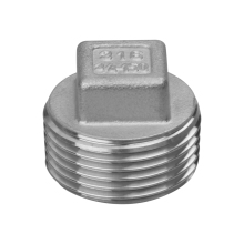stainless steel fitting square plug male 150LB