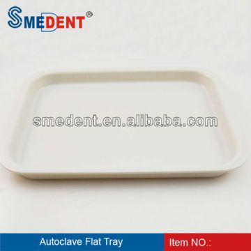 Autoclavable plastic dental instruments trays