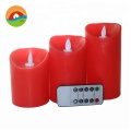 Flameless Moving Wick Led Candle Natal