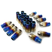End Open Titanium Wheel Lug Nut
