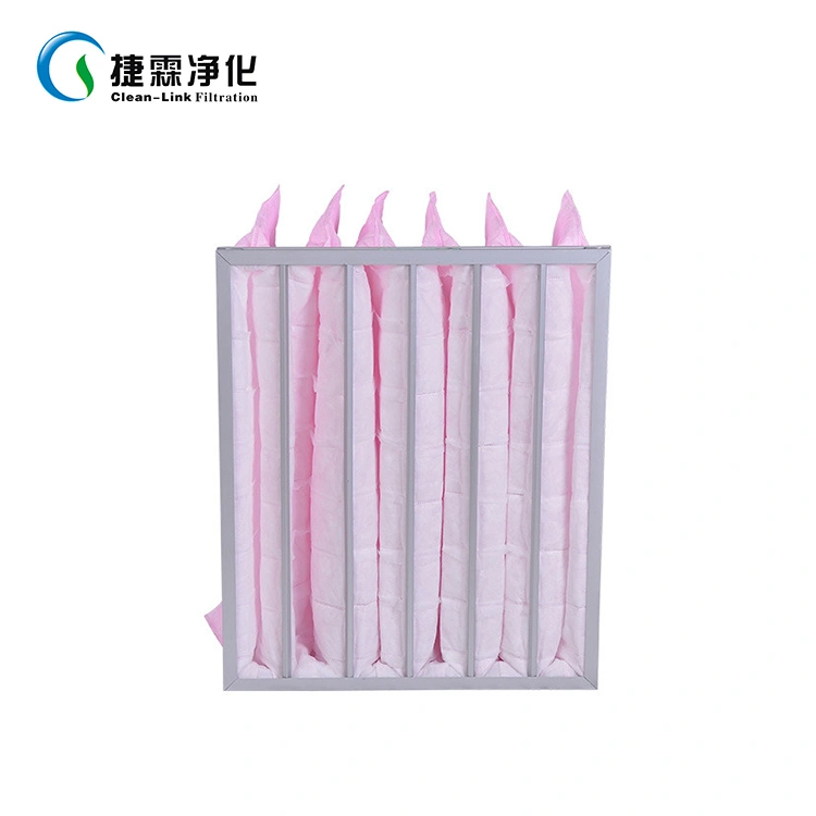 Synthetic Fiber Pocket Air Filter Dust Collector Bag Filter for Air Conditioning HVAC Systems