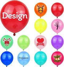 Customized personalized latex balloons